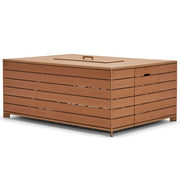 42" x 60" Essence NexTeak Rectangular Chat Height Fire Table