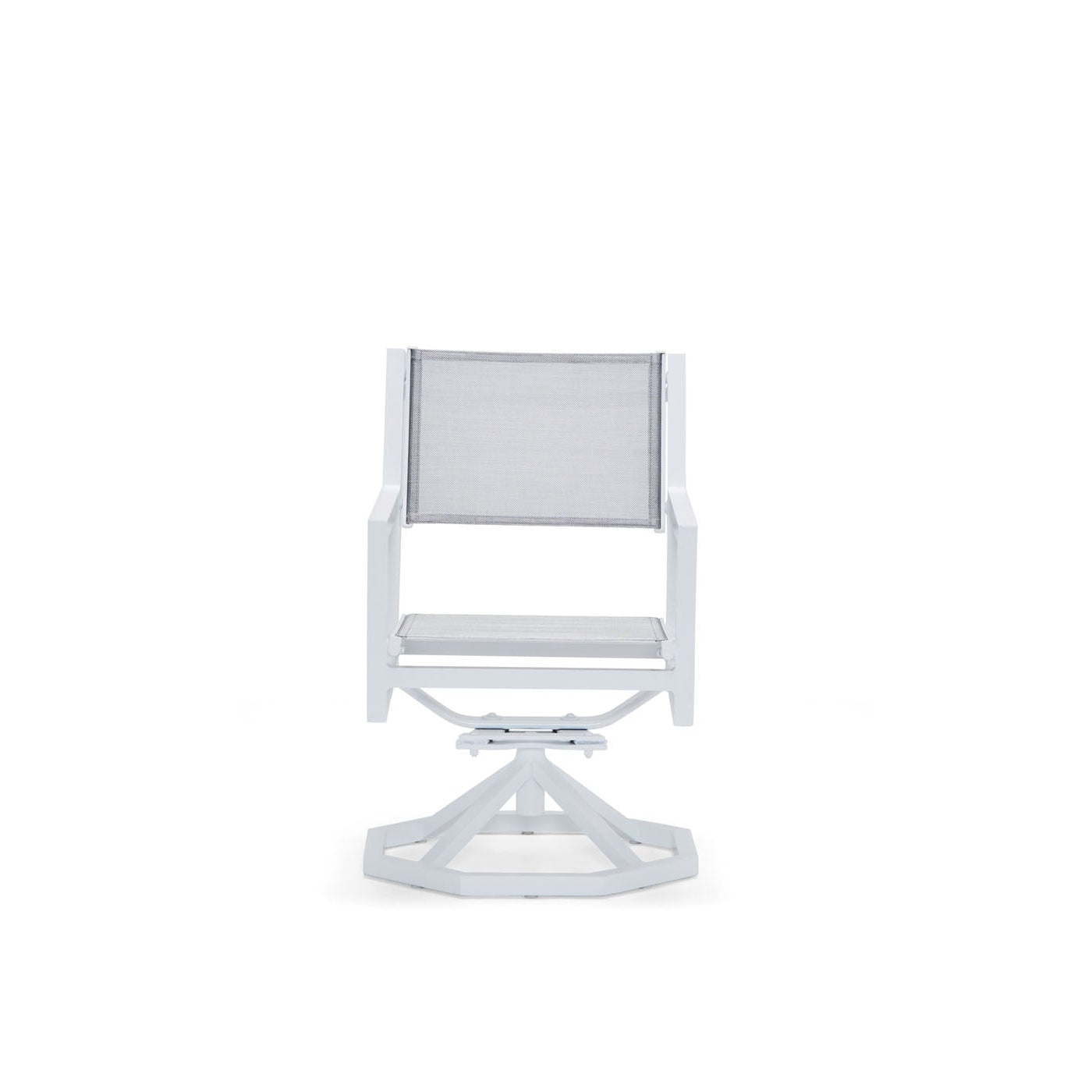 Palm Coast Sling Swivel Rocking Dining Chair