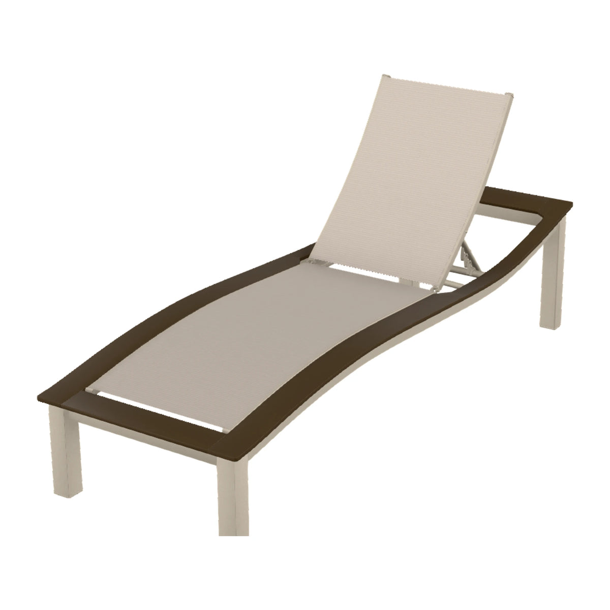 Bazza Sling Armless Chaise — Desert Sand PC / Kona Accents