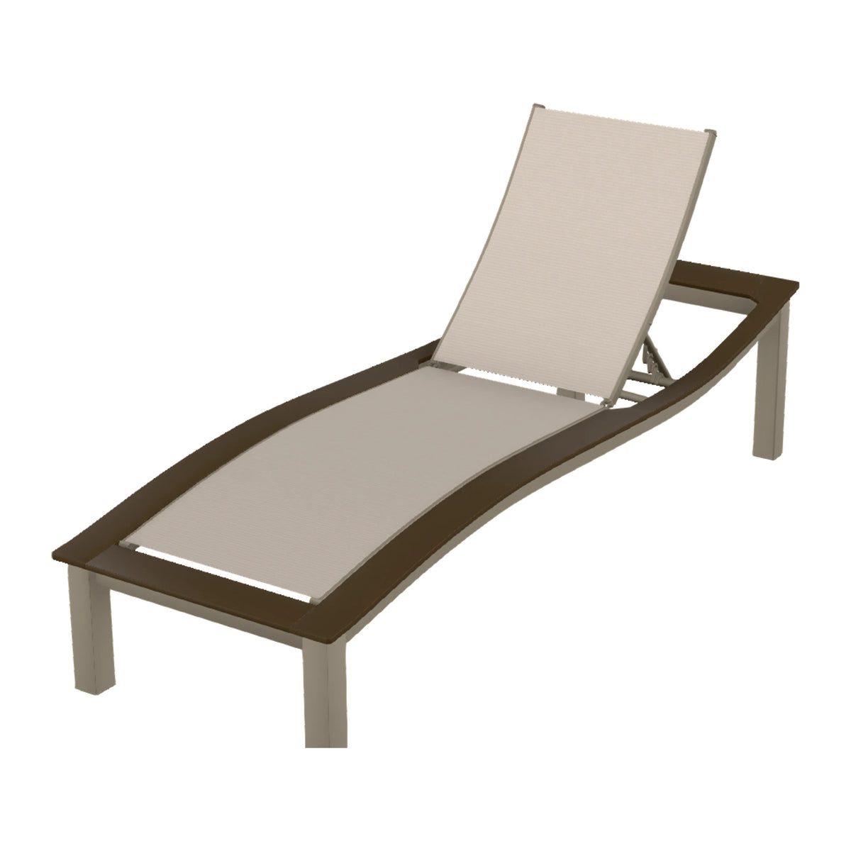 Bazza Sling Armless Chaise — Storm PC / Kona Accents