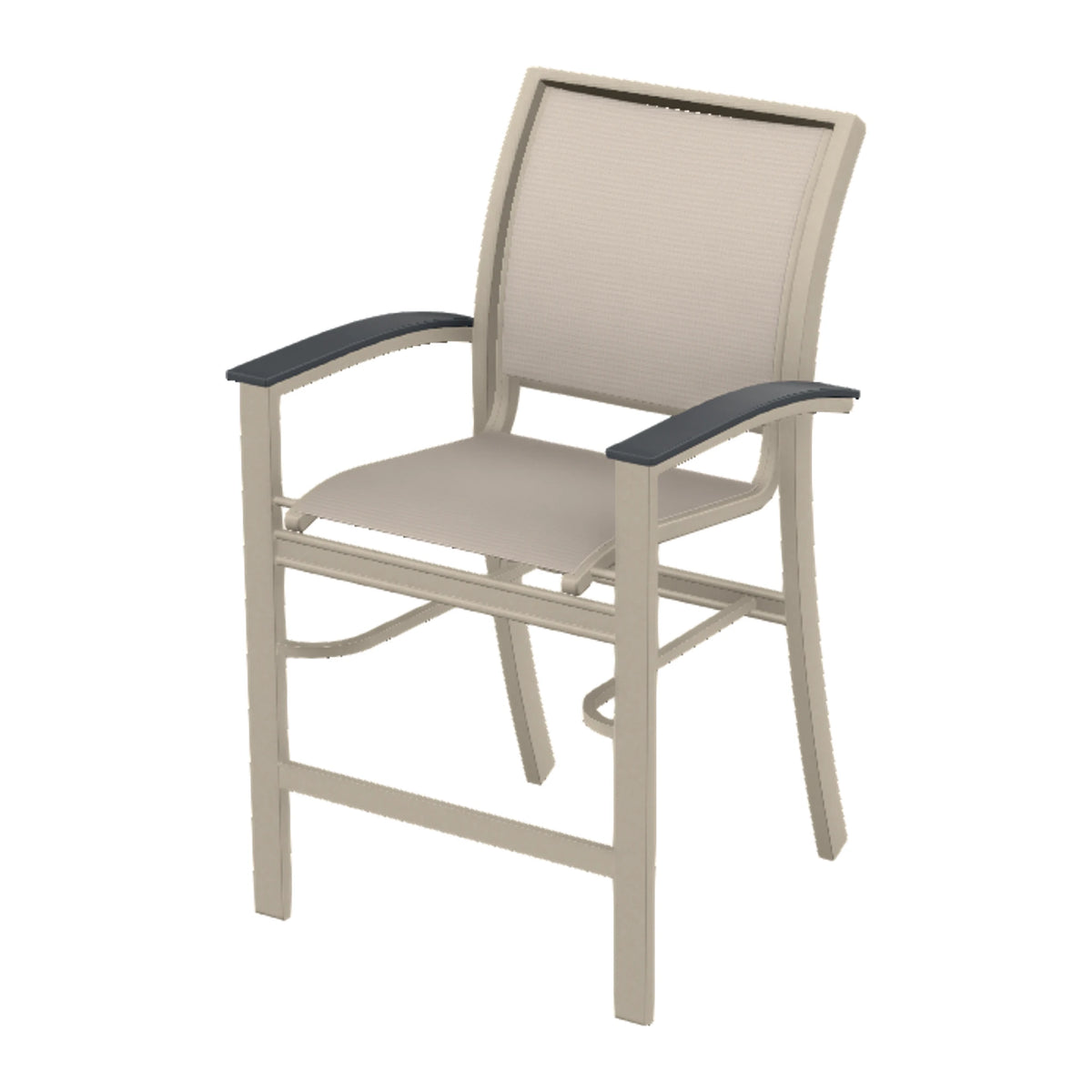 Bazza Sling Balcony Chair — Desert Sand PC / Graphite Accents