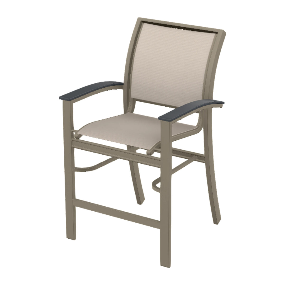 Bazza Sling Balcony Chair — Storm PC / Graphite Accents