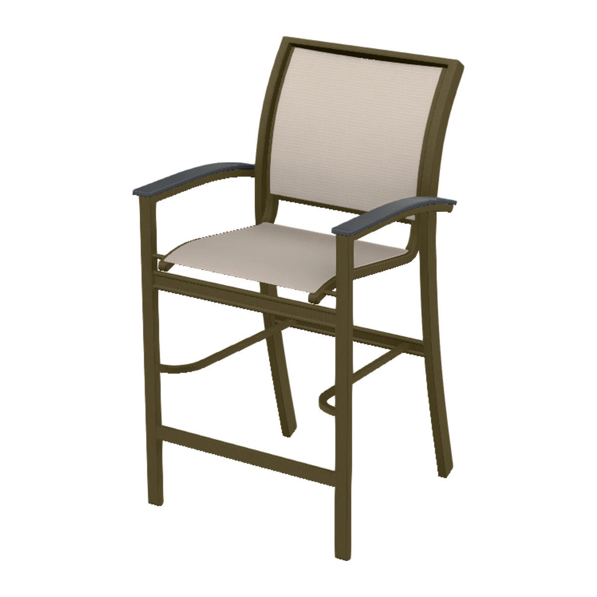 Bazza Sling Bar Chair — Beachwood PC / Graphite Accents