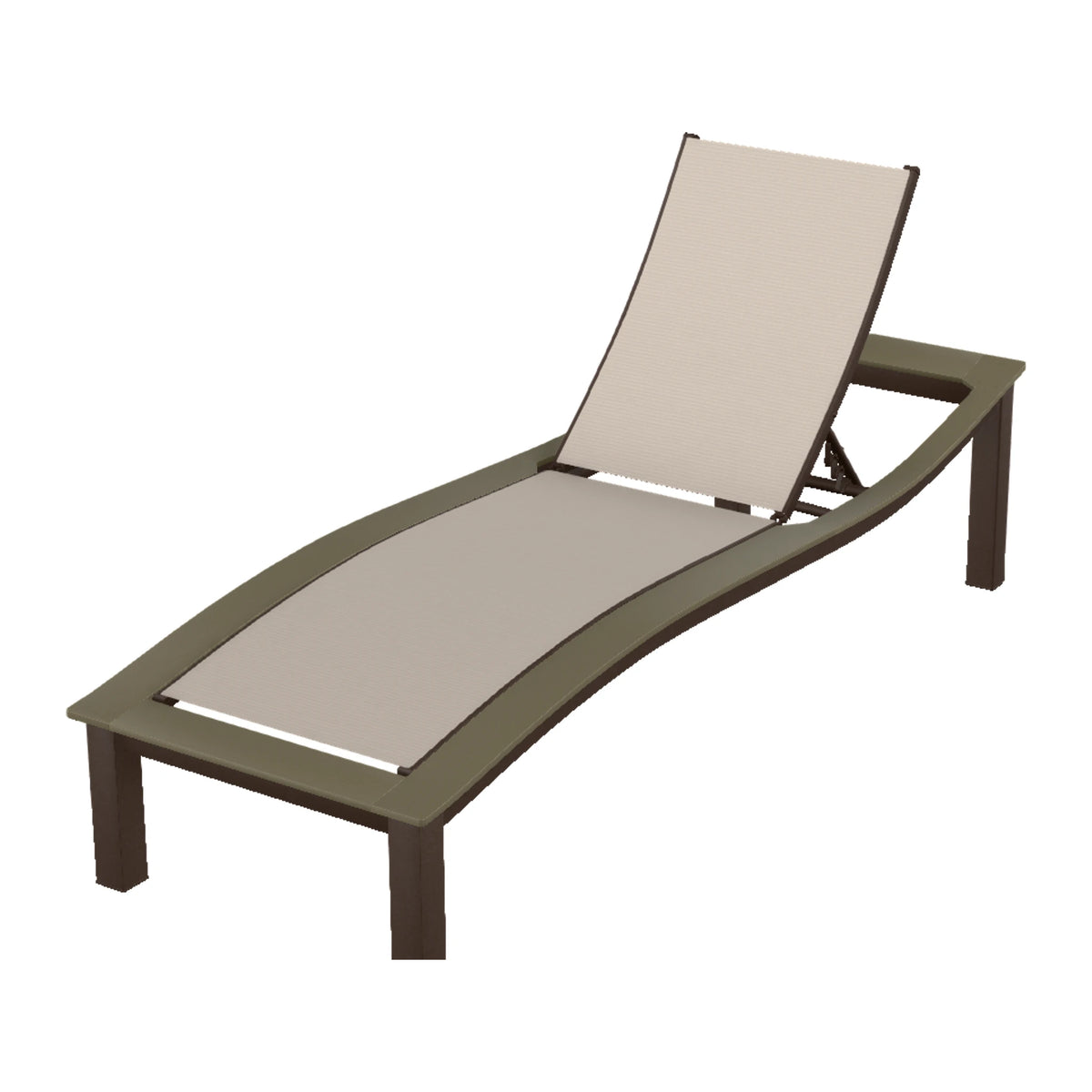 Bazza Sling Armless Chaise — Kona PC / Beachwood Accents