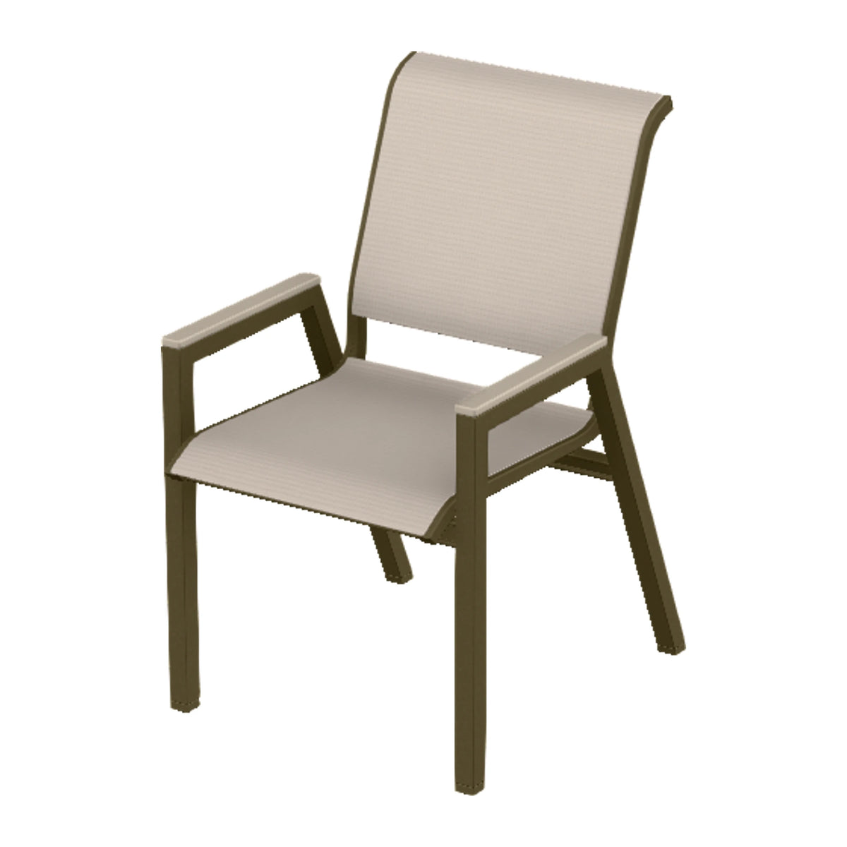 Bazza Sling Bistro Chair — Beachwood PC / Desert Accents