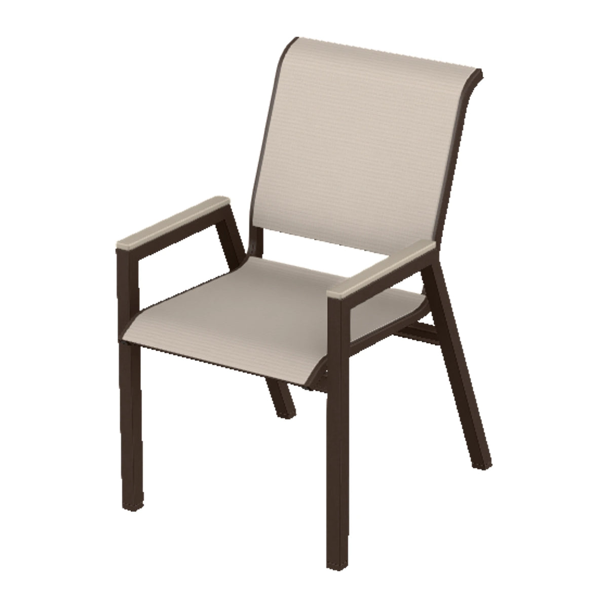 Bazza Sling Bistro Chair — Kona PC / Desert Accents