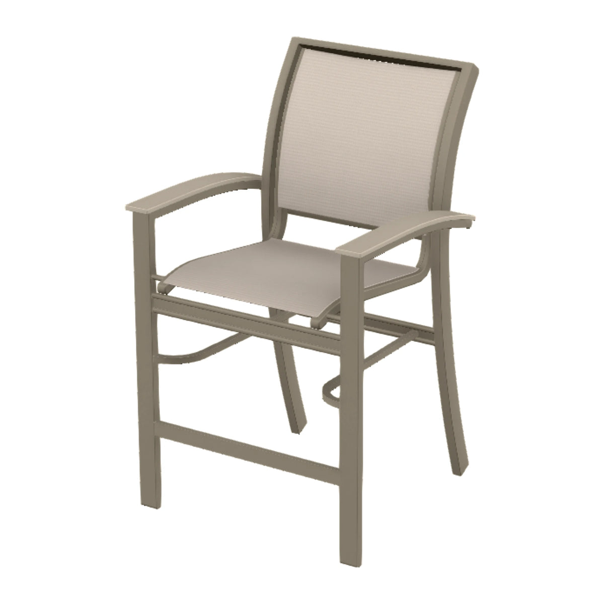 Bazza Sling Balcony Chair — Storm PC / Desert Accents