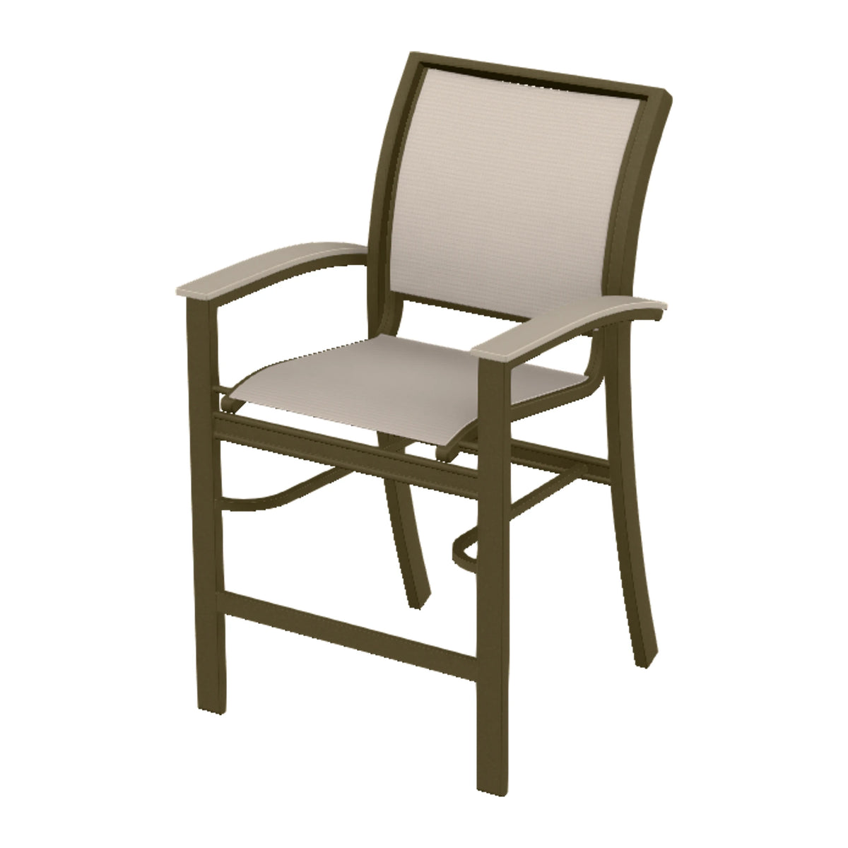 Bazza Sling Balcony Chair — Beachwood PC / Desert Accents
