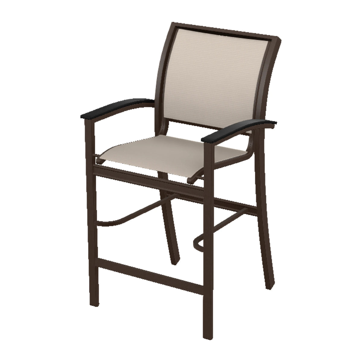 Bazza Sling Bar Chair — Kona PC / Black Accents
