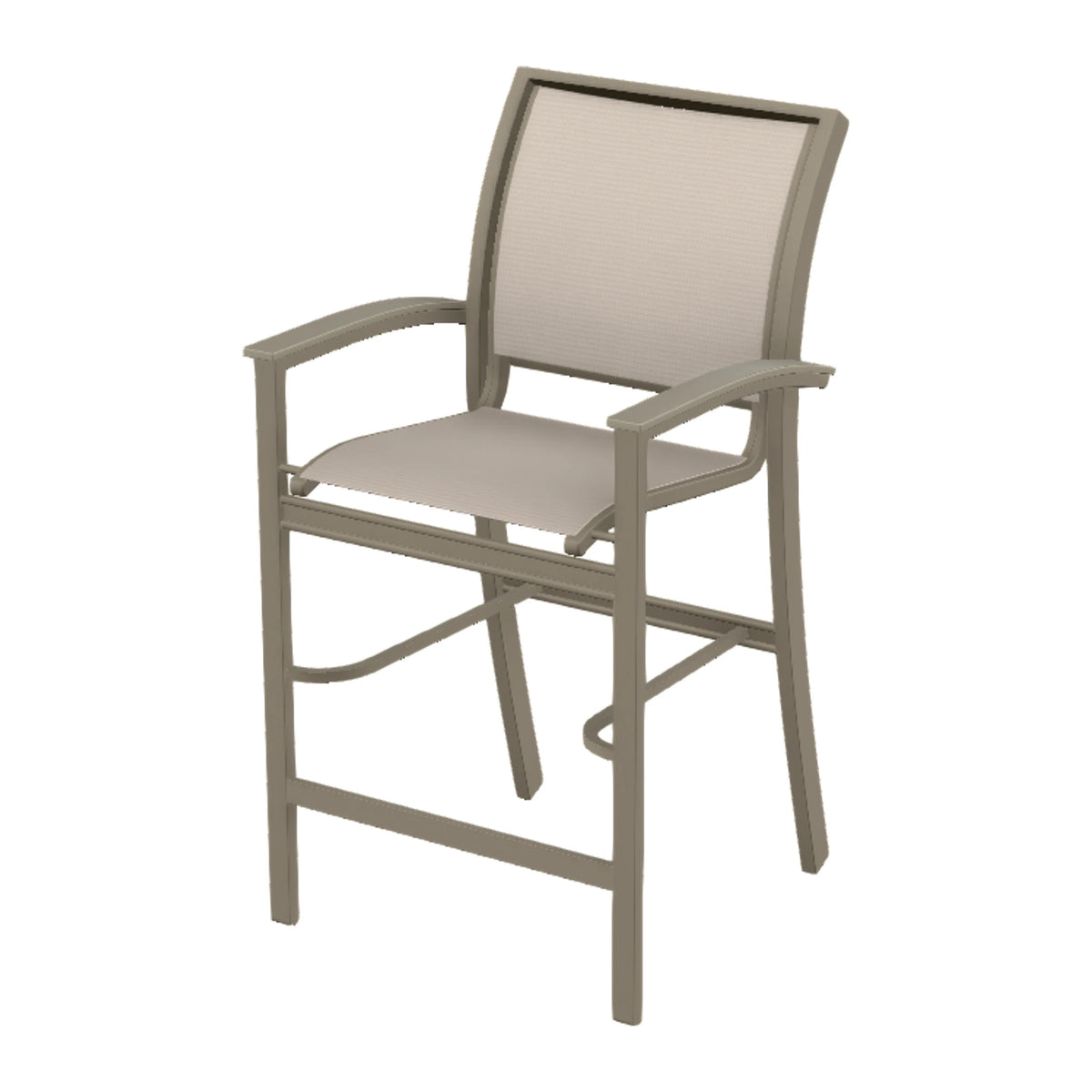 Bazza Sling Bar Chair — Storm PC / Storm Accents