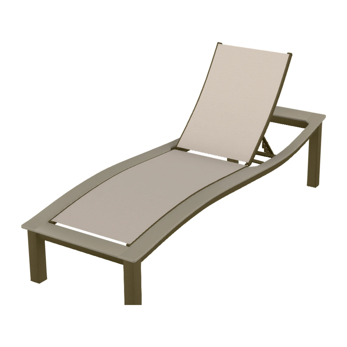 Bazza Sling Armless Chaise — Beachwood PC / Storm Accents