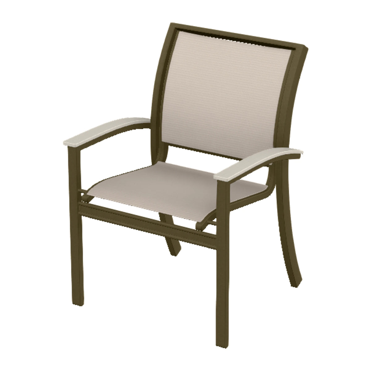 Bazza Sling Stacking Dining Chair — Beachwood PC / Laguna Accents
