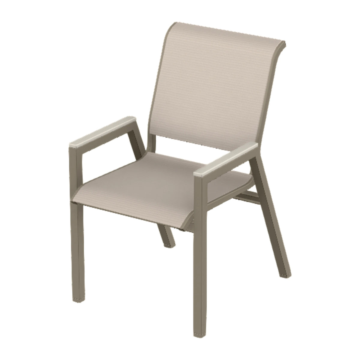 Bazza Sling Bistro Chair — Storm PC / Laguna Accents