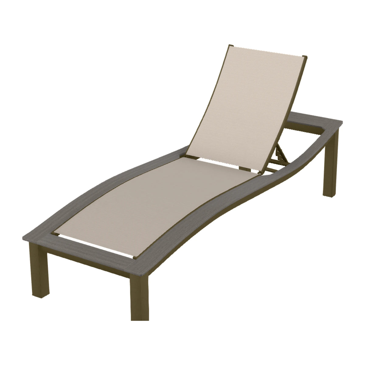 Bazza Sling Armless Chaise — Beachwood PC / Boardwalk Accents