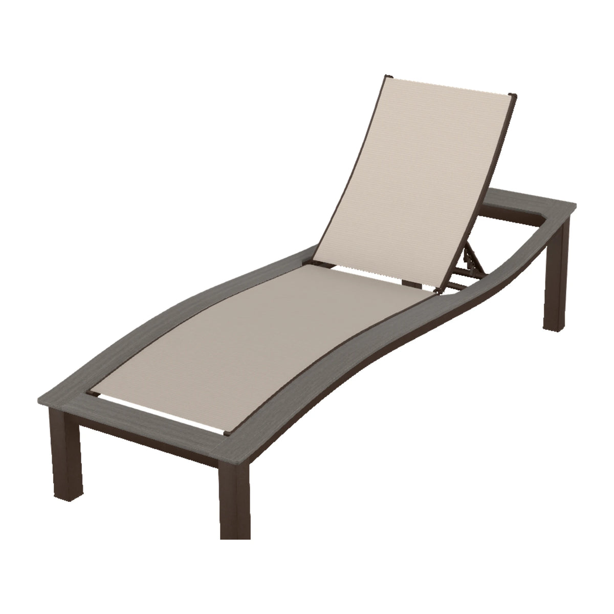 Bazza Sling Armless Chaise — Kona PC / Boardwalk Accents