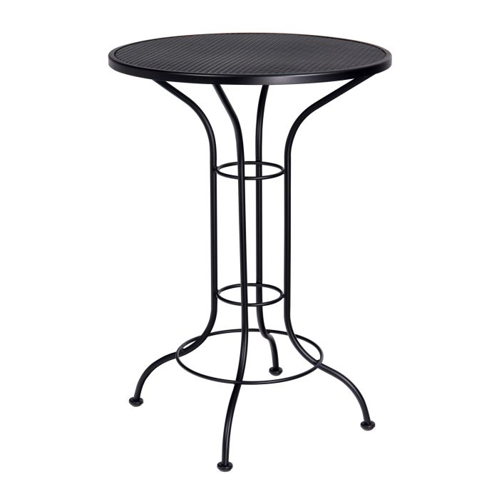 30" Iron Round Bar Height Table