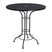 42" Iron Round Bar Height Umbrella Table