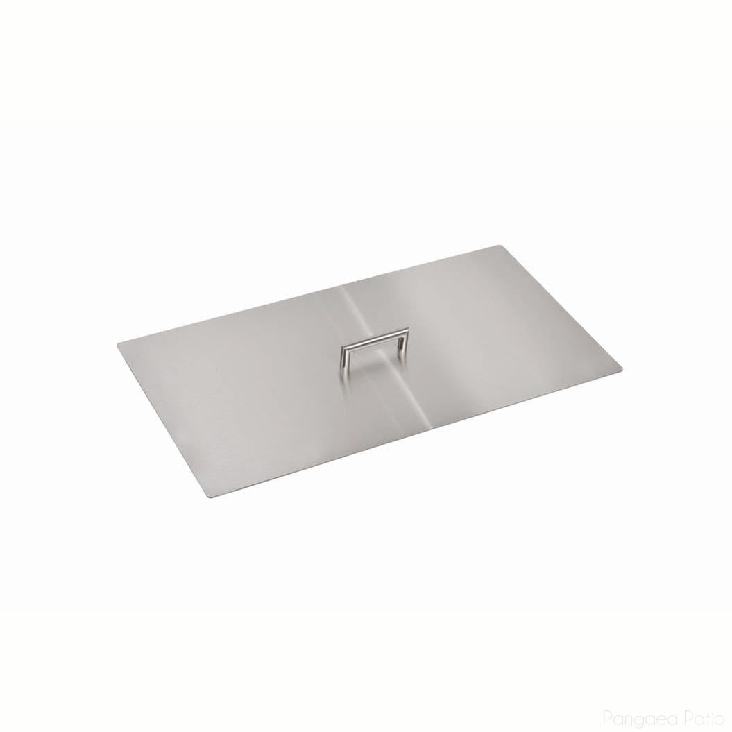 '-Berlin Gardens-12" x 24" Rectangular Stainless Steel Burner Cover-Pangaea Patio