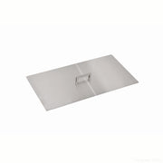 '-Berlin Gardens-12" x 24" Rectangular Stainless Steel Burner Cover-Pangaea Patio