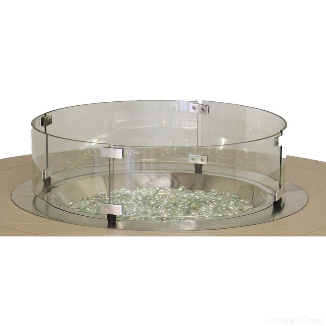 '-Berlin Gardens-20" Round Glass Wind Guard-Pangaea Patio