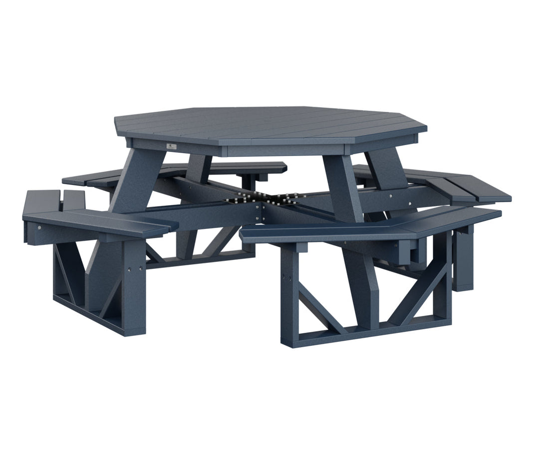 BGOADA5184NB-Berlin Gardens-ADA Octagon Picnic Table-Pangaea Patio