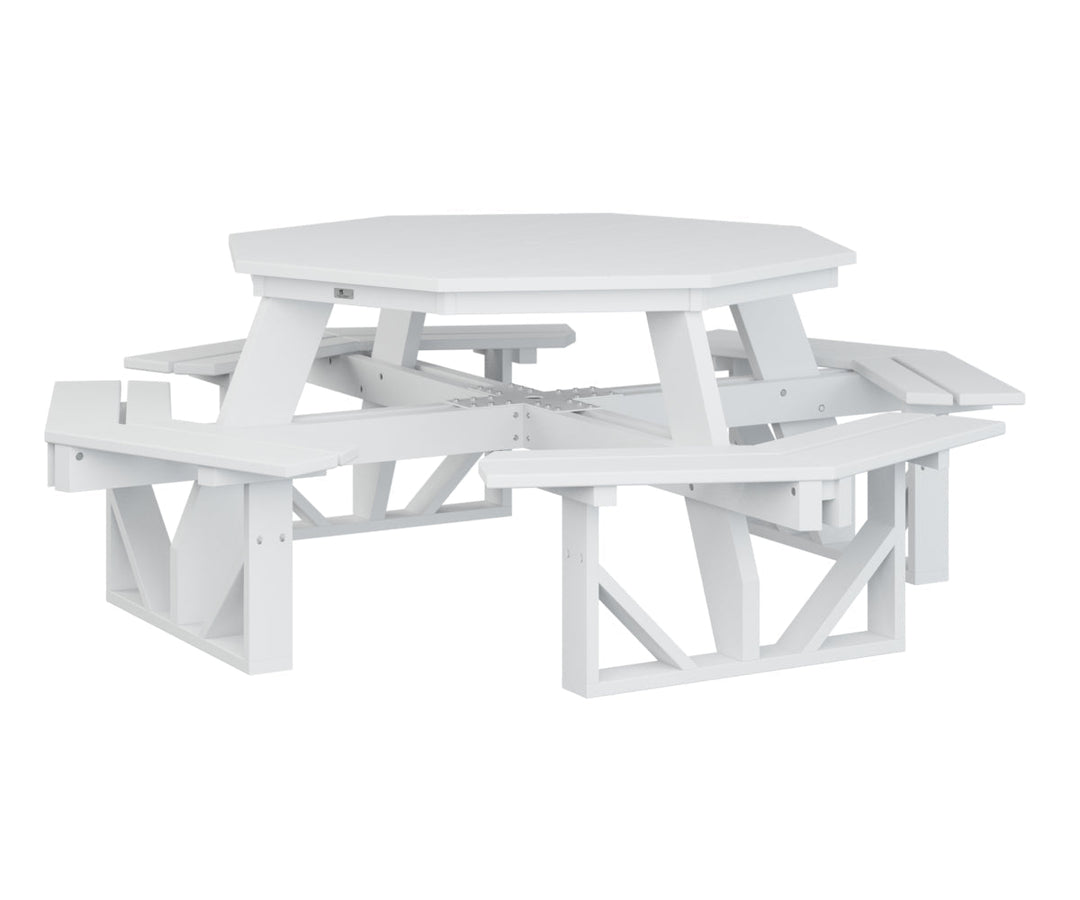 BGOADA5184W-Berlin Gardens-ADA Octagon Picnic Table-Pangaea Patio