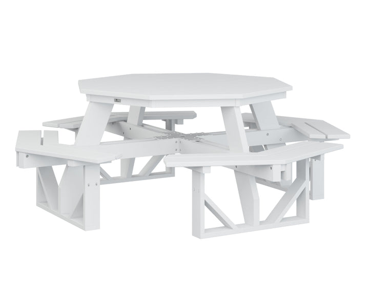 BGOADA5184W-Berlin Gardens-ADA Octagon Picnic Table-Pangaea Patio