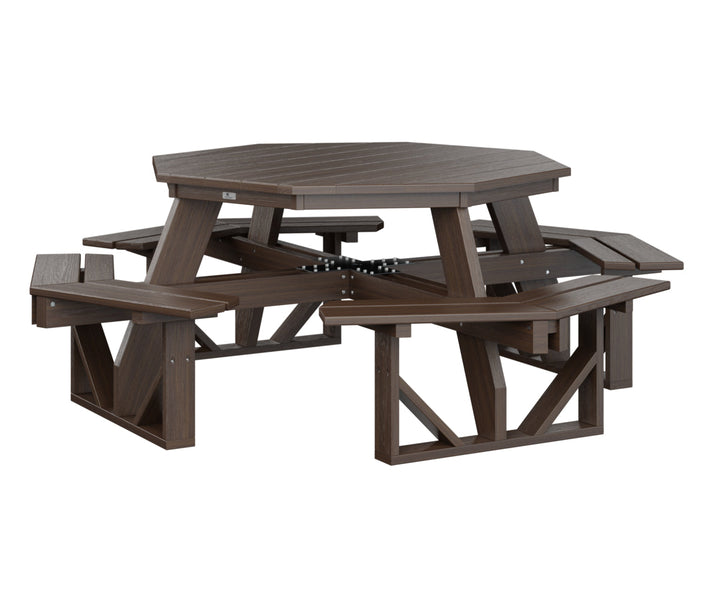 BGOADA5184BW-Berlin Gardens-ADA Octagon Picnic Table-Pangaea Patio