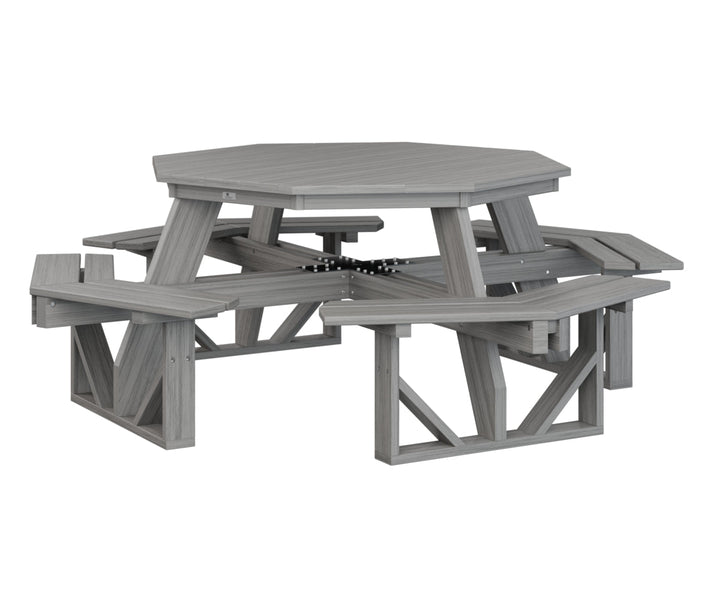 BGOADA5184DG-Berlin Gardens-ADA Octagon Picnic Table-Pangaea Patio