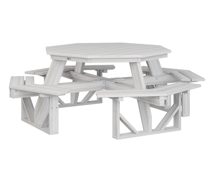 BGOADA5184SS-Berlin Gardens-ADA Octagon Picnic Table-Pangaea Patio