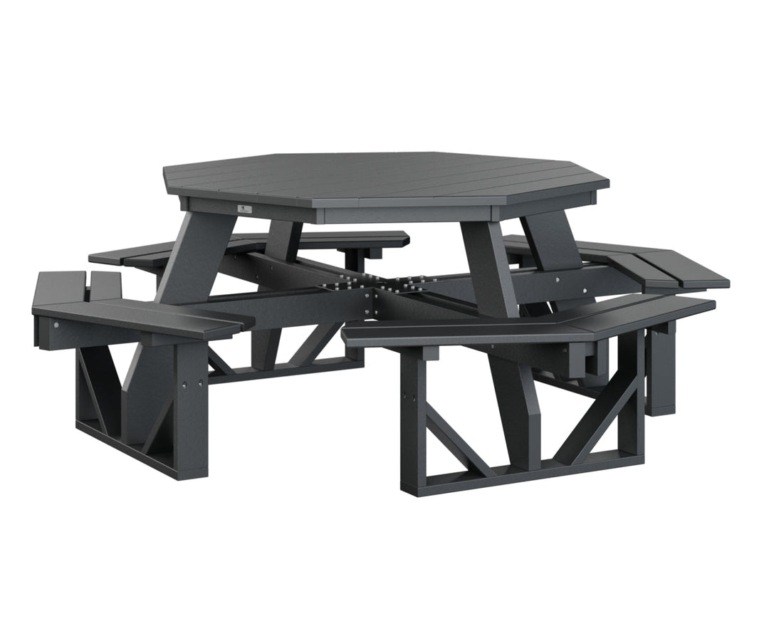 BGOADA5184B-Berlin Gardens-ADA Octagon Picnic Table-Pangaea Patio