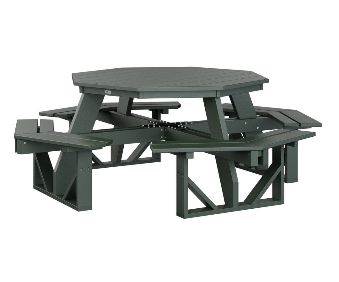 BGOADA5184G-Berlin Gardens-ADA Octagon Picnic Table-Pangaea Patio