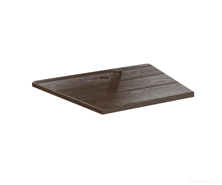 BGATAT1823BW-Berlin Gardens-Adirondack Chair Tete-A-Tete-Brazilian Walnut BG-Pangaea Patio