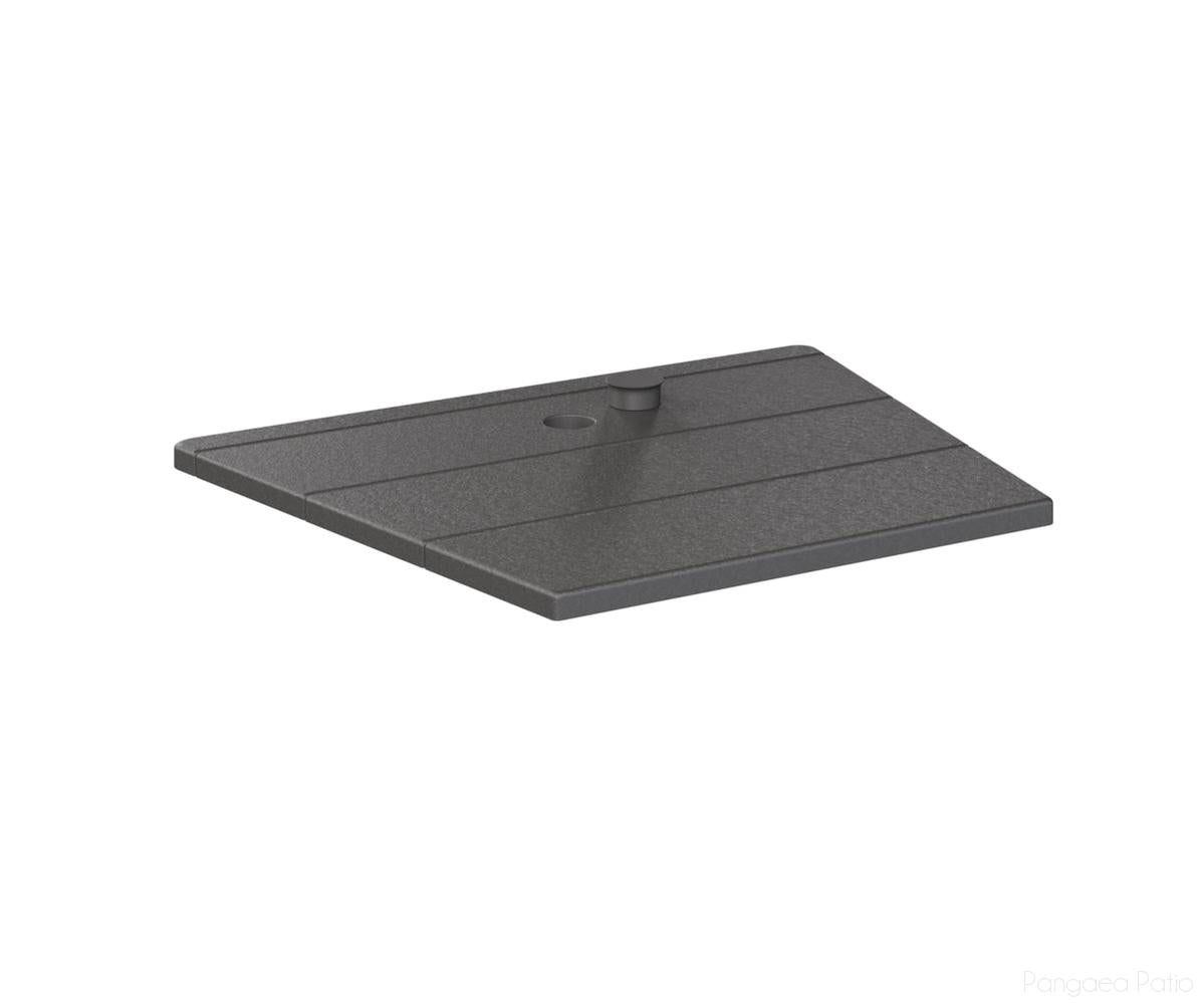 BGATAT1823SG-Berlin Gardens-Adirondack Chair Tete-A-Tete-Smoke Gray BG-Pangaea Patio