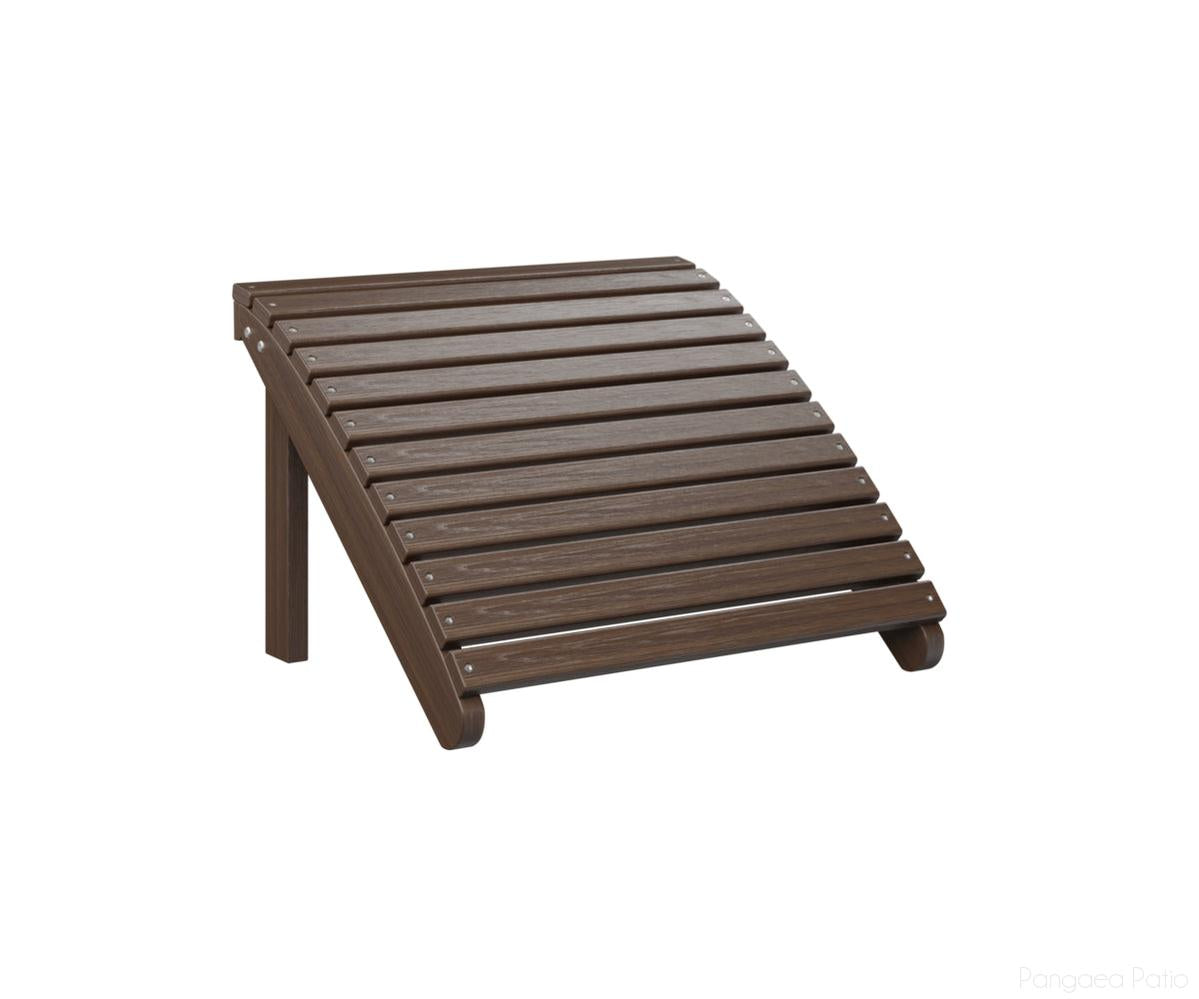 BGPAFS2400BW-Berlin Gardens-Adirondack Footstool-Brazilian Walnut BG-Pangaea Patio