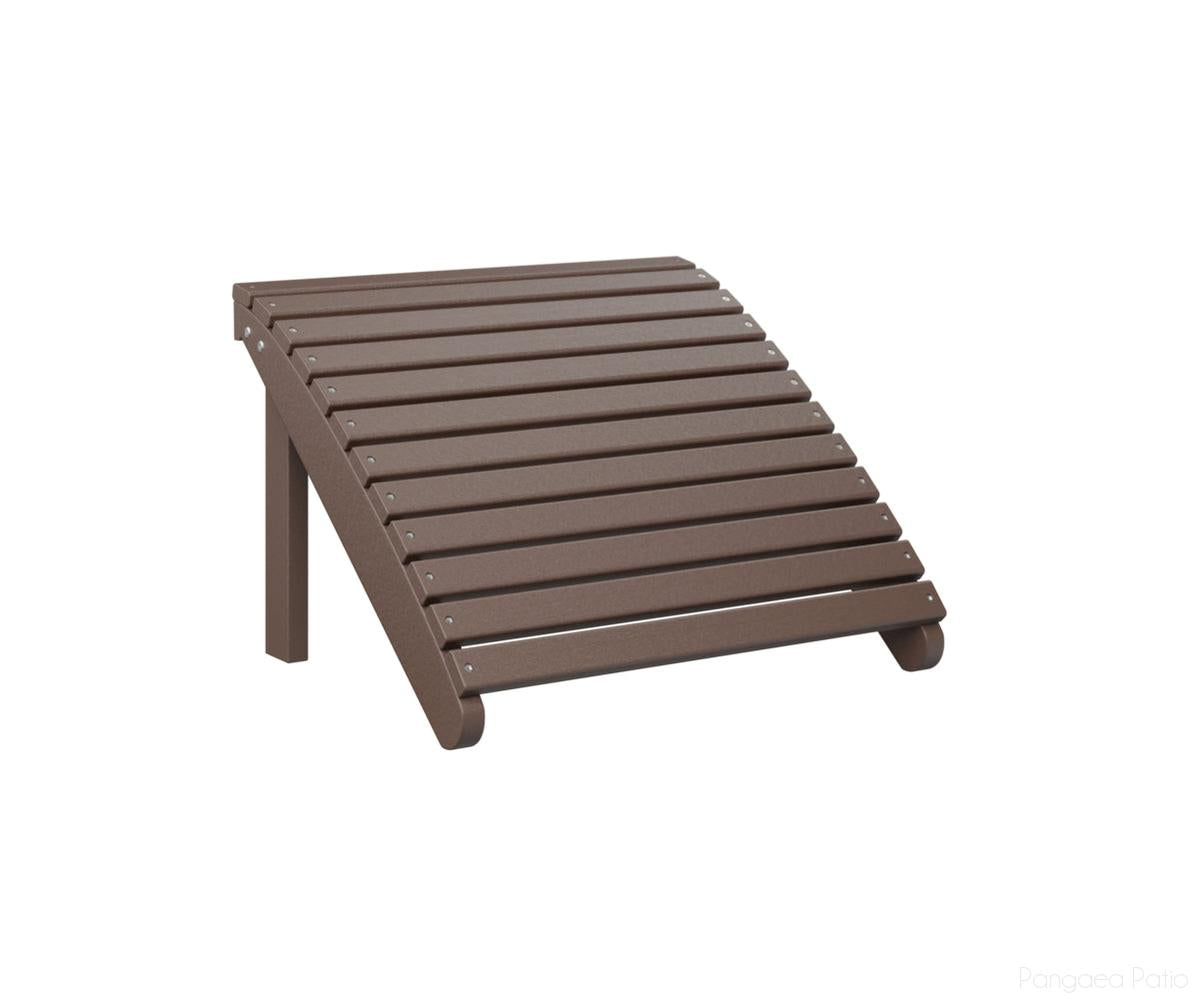 BGPAFS2400CB-Berlin Gardens-Adirondack Footstool-Chocolate Brown BG-Pangaea Patio