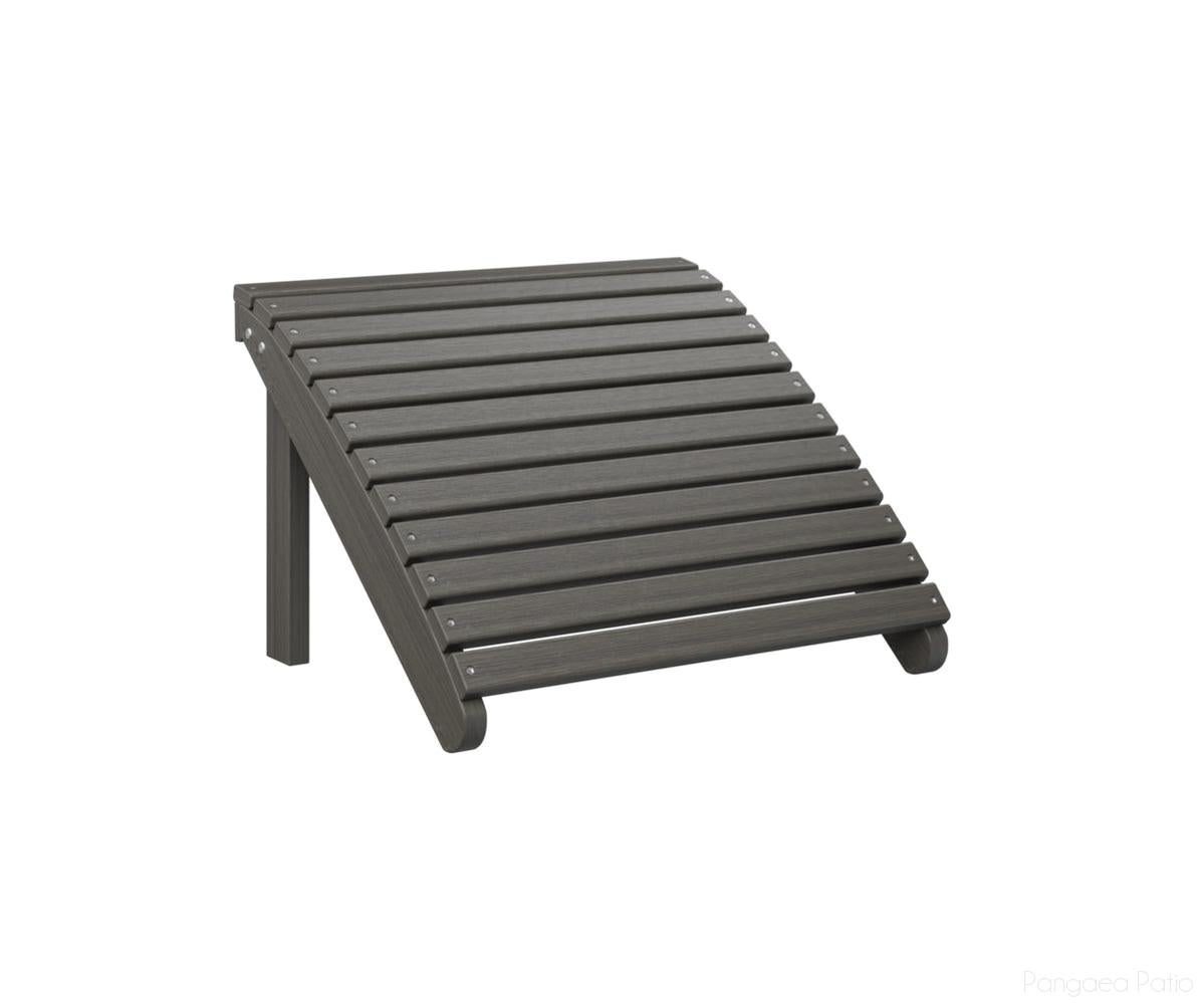 BGPAFS2400CG-Berlin Gardens-Adirondack Footstool-Coastal Gray BG-Pangaea Patio