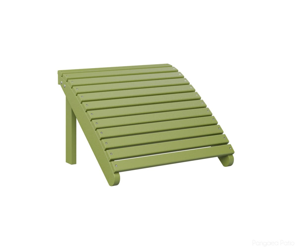 BGPAFS2400KG-Berlin Gardens-Adirondack Footstool-Kiwi Green BG-Pangaea Patio