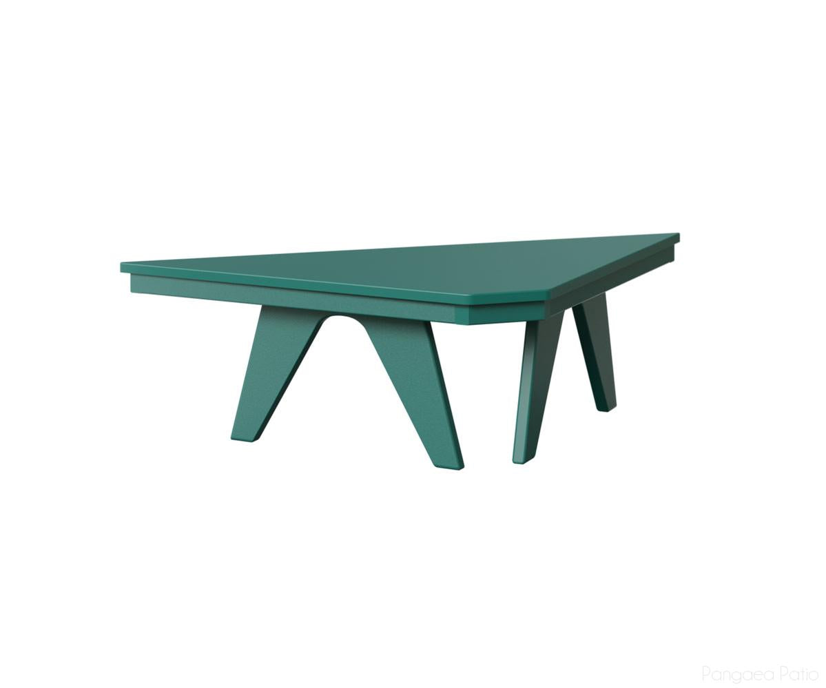 BGMAAT4721MGT-Berlin Gardens-Angled Accessory Table-MGP Teal-Pangaea Patio