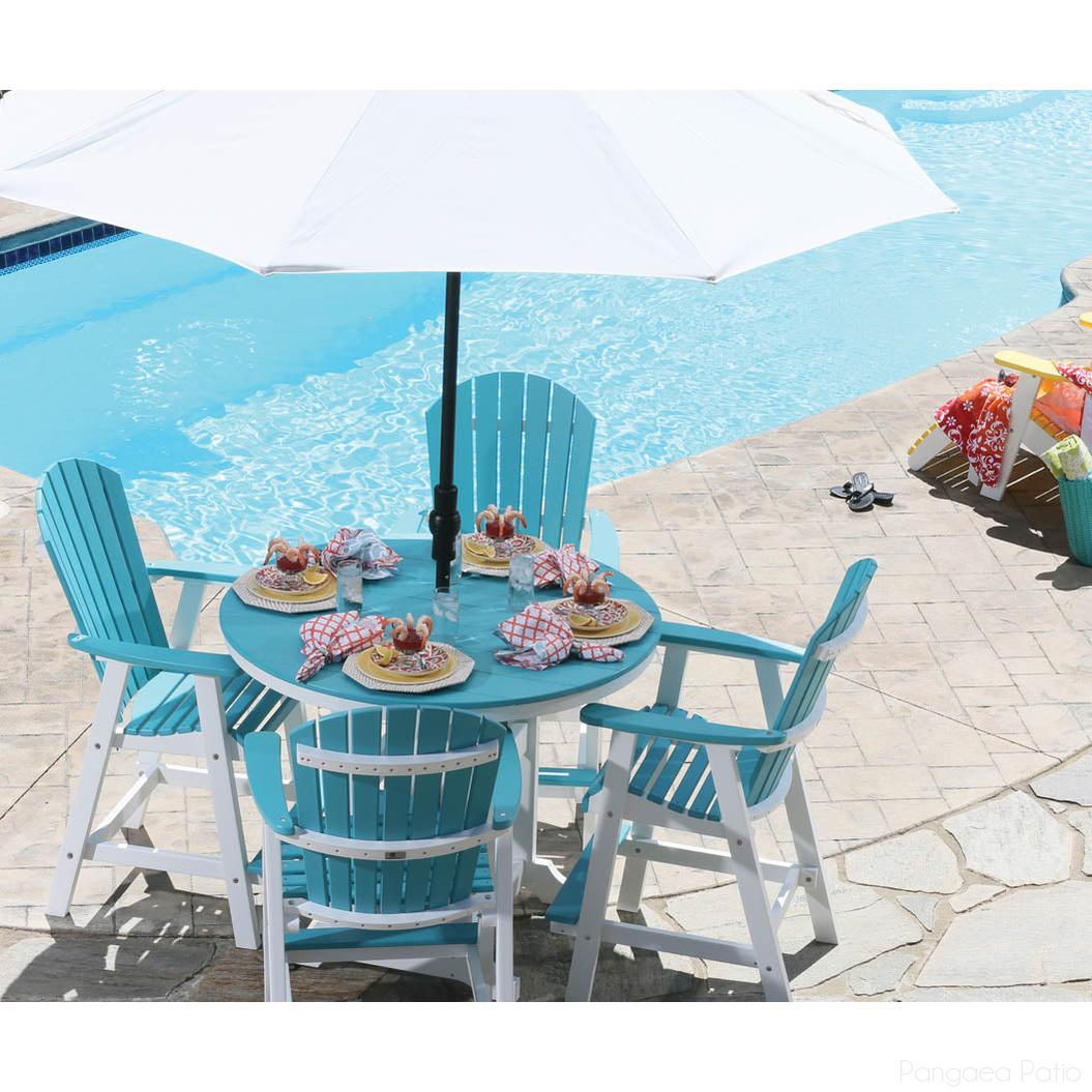 '-Berlin Gardens-Berlin Gardens Comfo-Back & Round Garden Classic Dining Table Set-Pangaea Patio