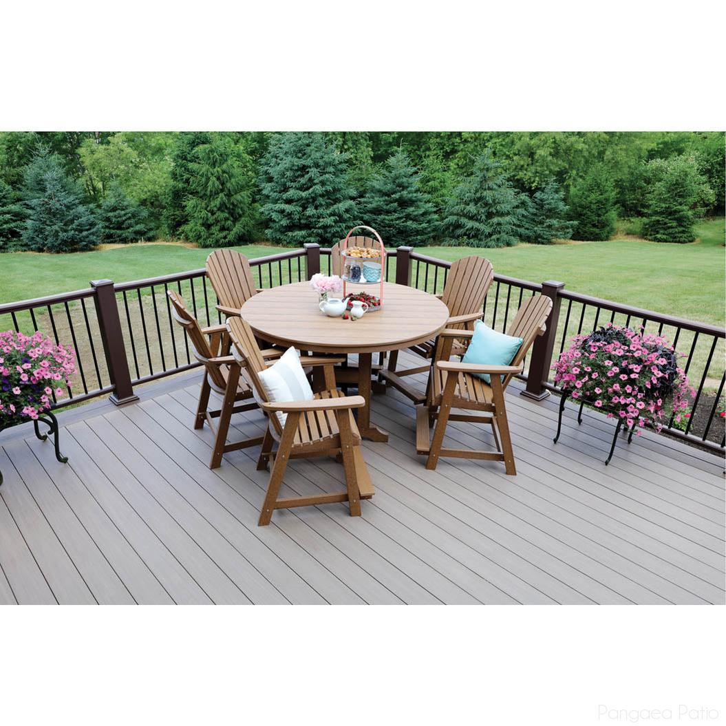 '-Berlin Gardens-Berlin Gardens Comfo-Back & Round Garden Classic Dining Table Set-Pangaea Patio