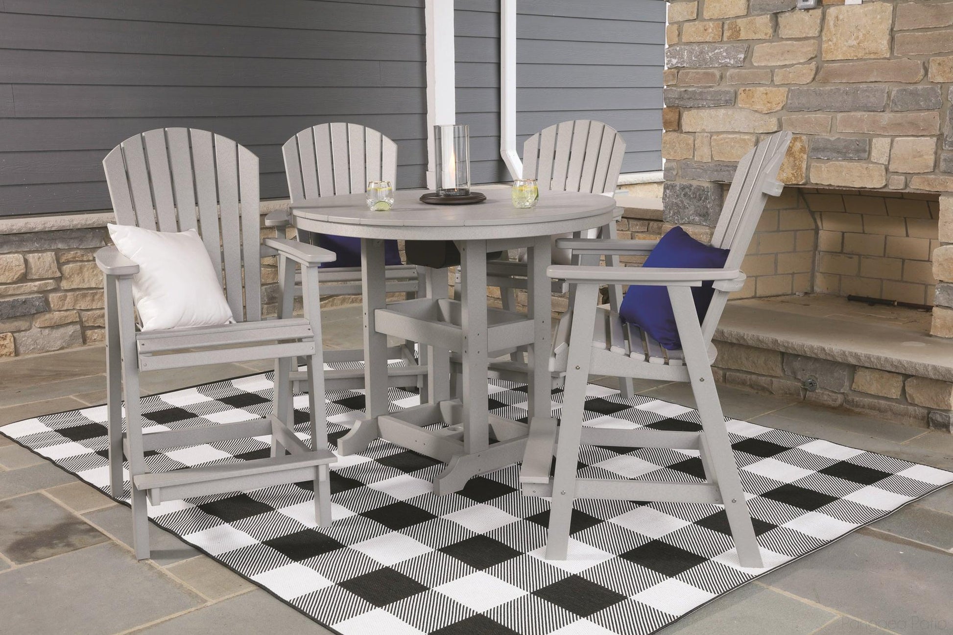 '-Berlin Gardens-Berlin Gardens Comfo-Back & Round Garden Classic Dining Table Set-Pangaea Patio