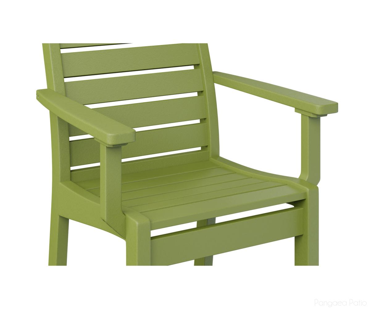 BGBAK1022KG-Berlin Gardens-Bristol Arm Kit-Kiwi Green BG-Pangaea Patio