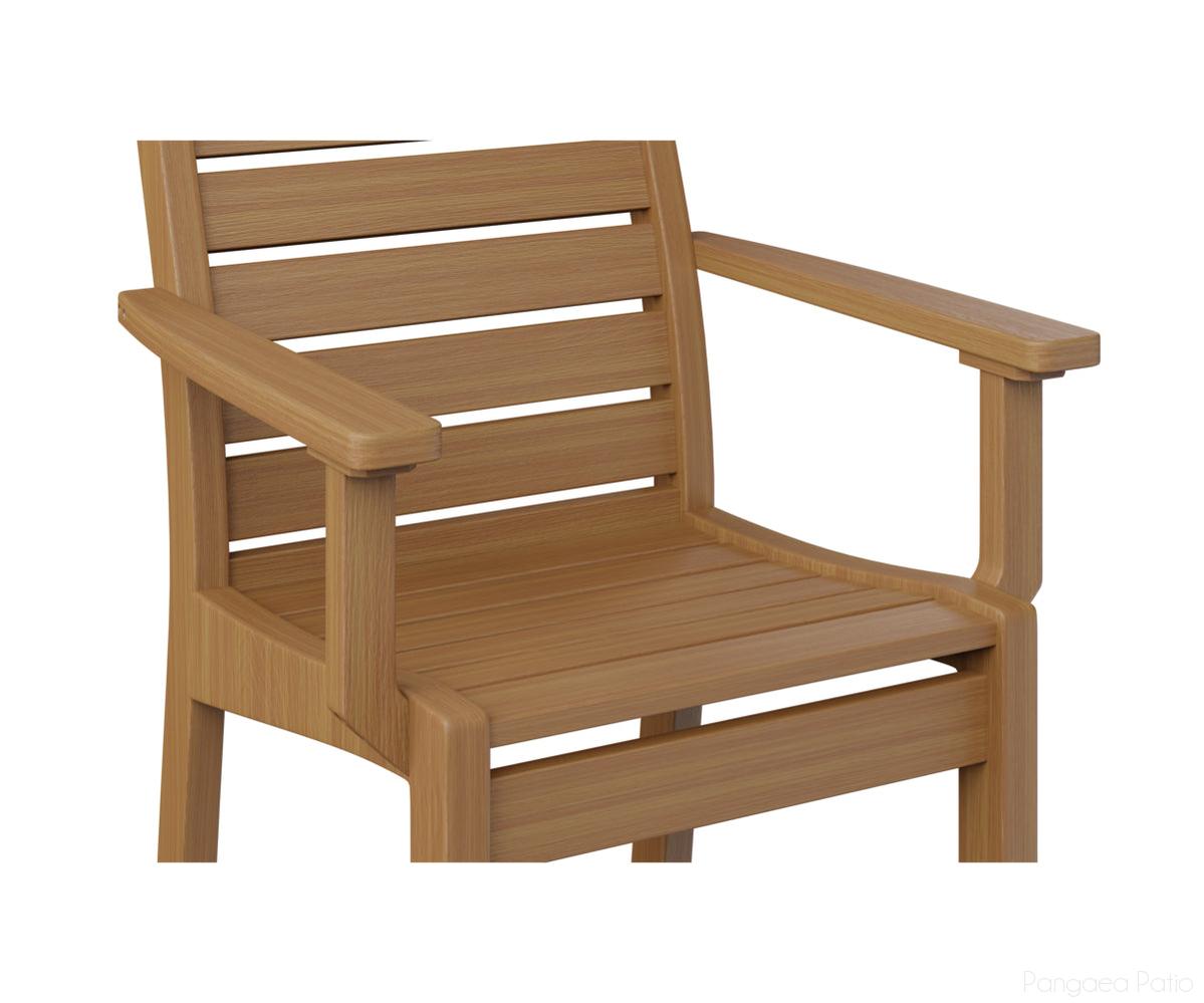 BGBAK1022NT-Berlin Gardens-Bristol Arm Kit-Natural Teak BG-Pangaea Patio