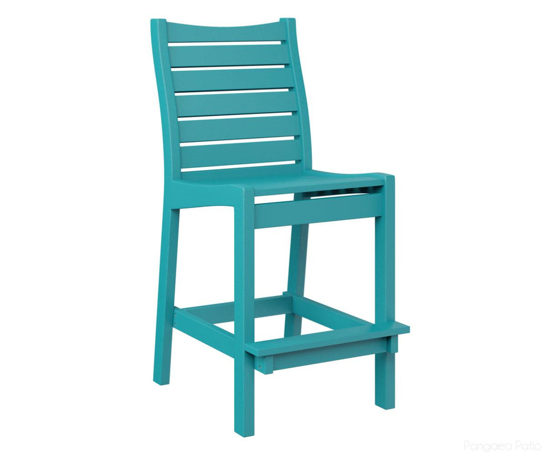 BGBBC2045AB-Berlin Gardens-Bristol Bar Chair-Aruba Blue BG-Pangaea Patio