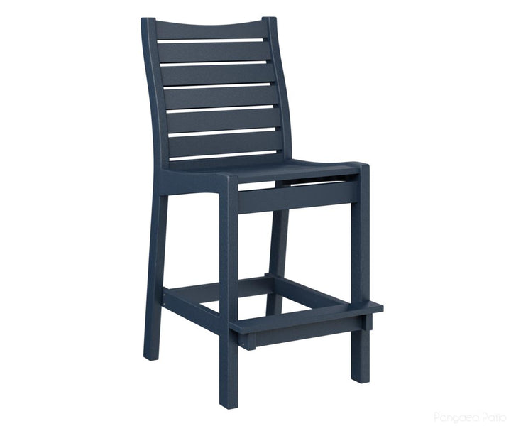 BGBBC2045NB-Berlin Gardens-Bristol Bar Chair-Navy Blue BG-Pangaea Patio