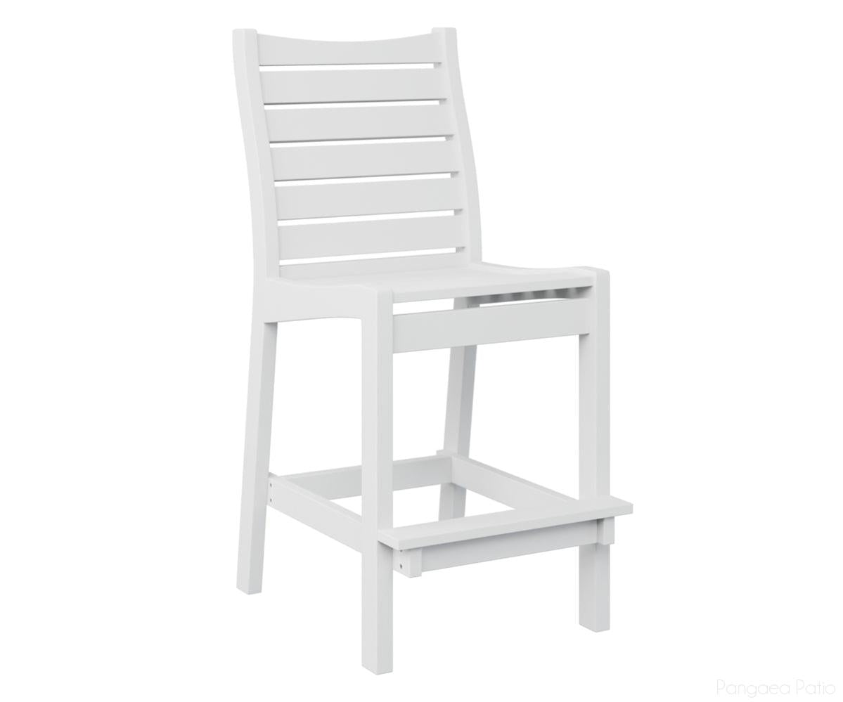 BGBBC2045W-Berlin Gardens-Bristol Bar Chair-White BG-Pangaea Patio