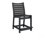 BGBCC2041B-Berlin Gardens-Bristol Counter Chair-Black BG-Pangaea Patio
