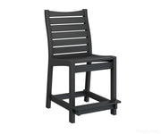 BGBCC2041B-Berlin Gardens-Bristol Counter Chair-Black BG-Pangaea Patio