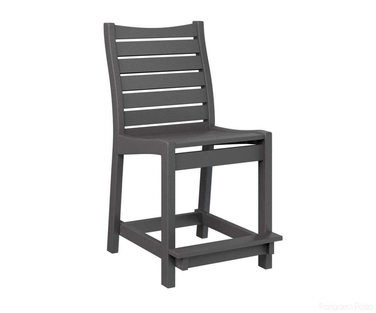 BGBCC2041SG-Berlin Gardens-Bristol Counter Chair-Smoke Gray BG-Pangaea Patio